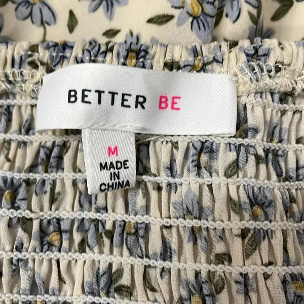 Better Be Floral Mini dress with Puff Sleeves - Image 6