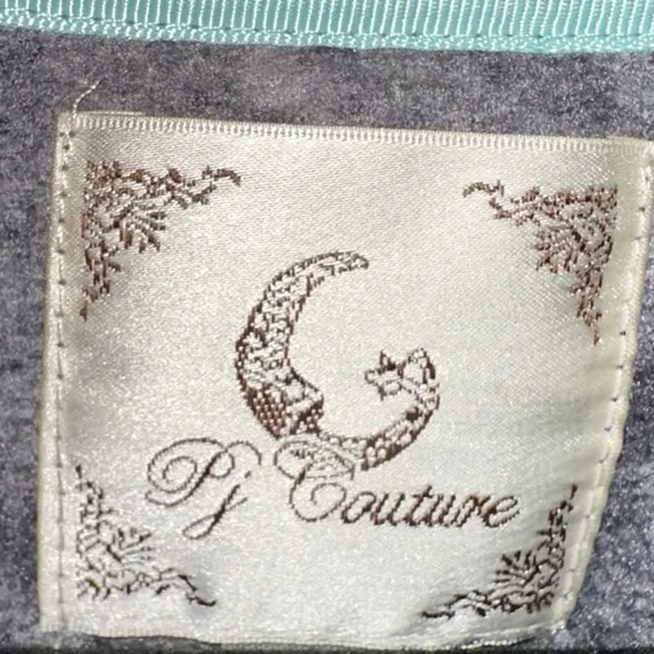 PJ Couture Winking Cat Plush Lounge Top Gray‎ Women's Large - Image 4