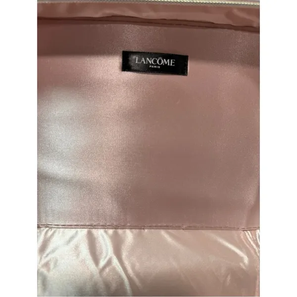 Lancôme Metallic Rose Gold Cosmetic Train Case | NWOT | Large Vanity Organizer - Image 7