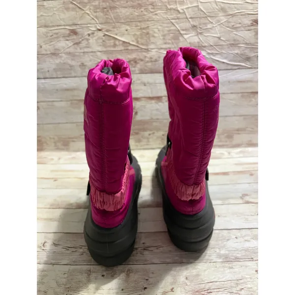Sorel Flurry Weather Resistant Snow Boots Women's Size 6 Pink Rubber Sole - Image 4
