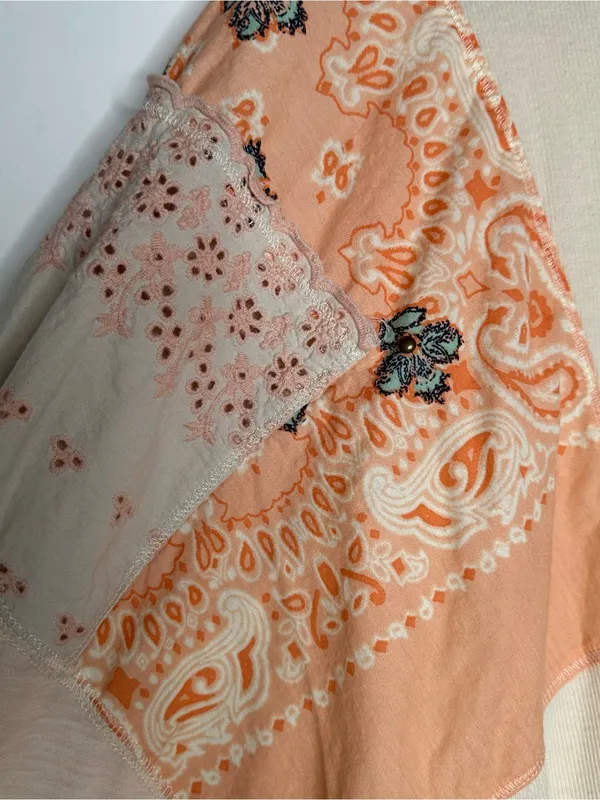 We The Free People Feelin’ It Soft Peach Pullover Top Shirt Extra Small XS - Image 9