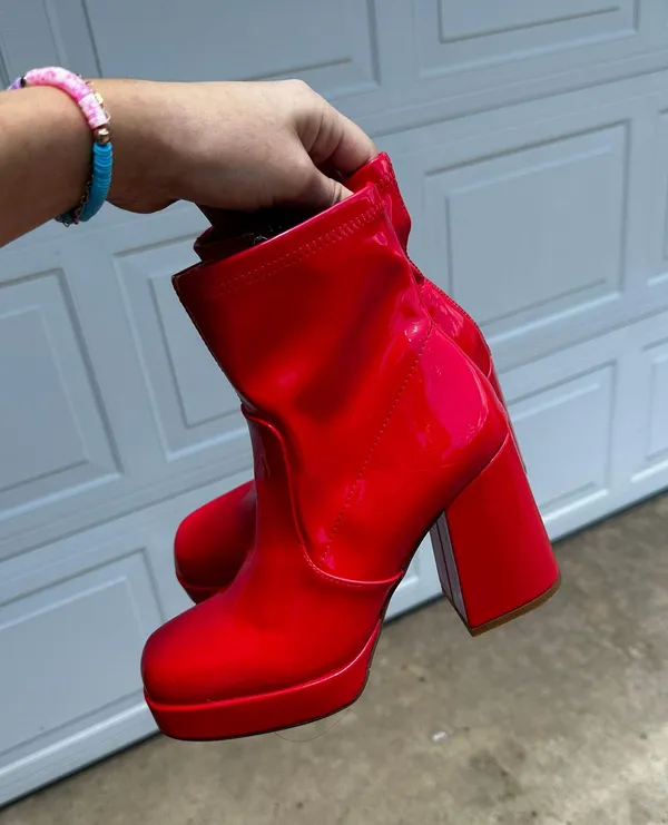 Steve Madden Red Booties - Image 7