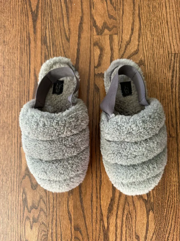 UGG Super Fluff Slipper With Strap - Image 2