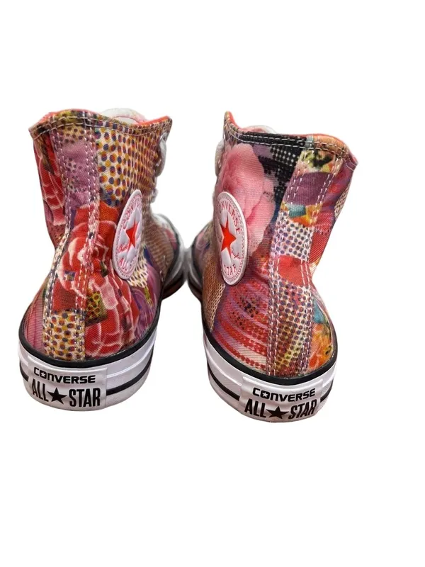 Converse Chuck Taylor All Star Hi Women's Floral Shoe Size 7 #139 - Image 5