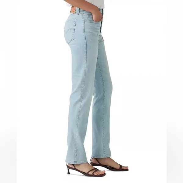 Levi's 724 HIGH RISE STRAIGHT WOMEN'S‎ JEANS indigo light - Image 2