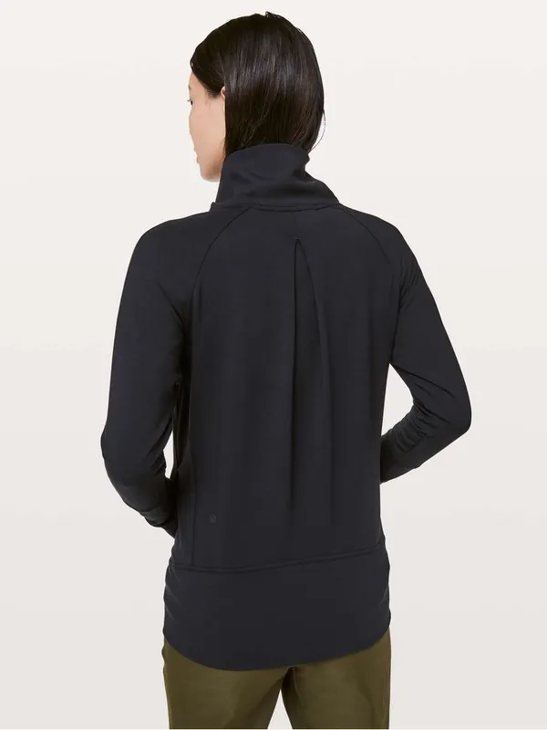 Lululemon High Lines Pullover sweatshirt black streetwear loungewear activewear - Image 2
