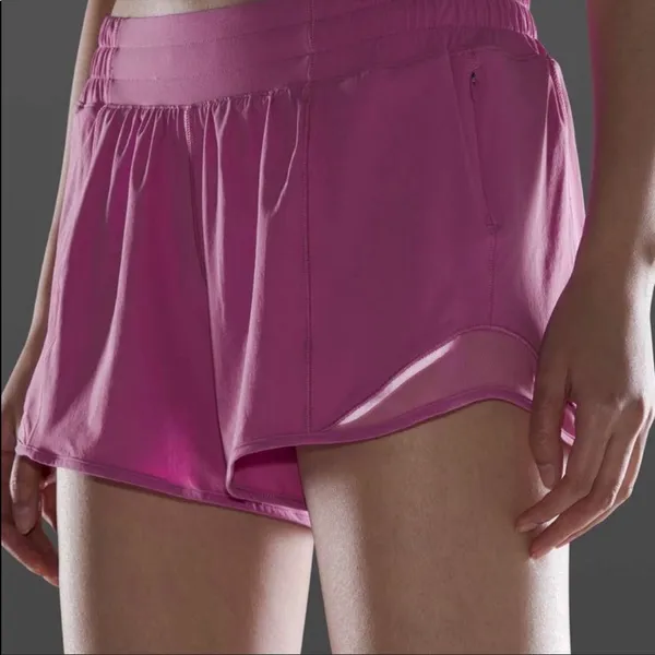 Lululemon • magenta glow hotty hot shorts sz 12 - Image 2