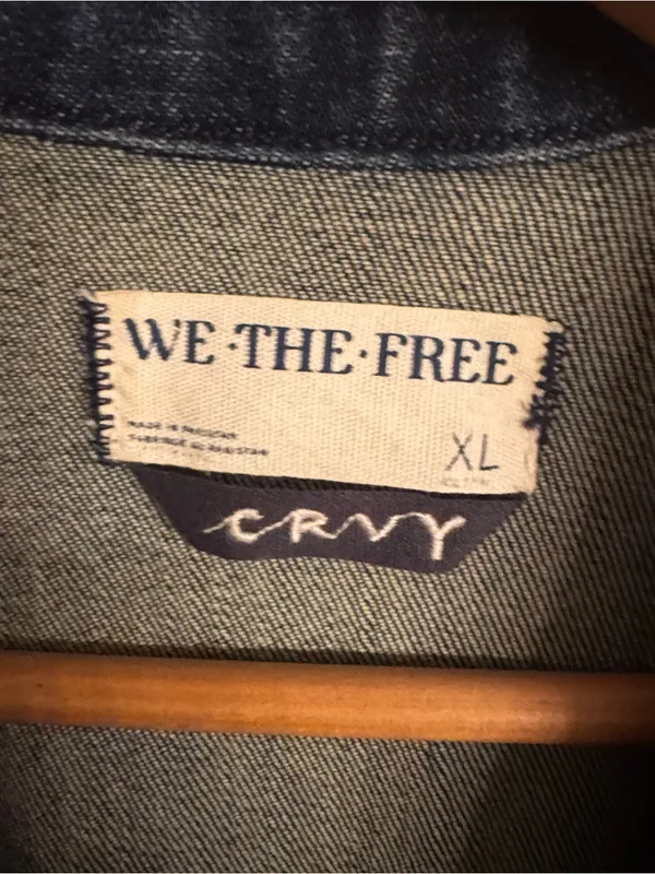 We The Free FREE PEOPLE CRVY Ring The Alarm Denim Jumpsuit‎ - Image 6