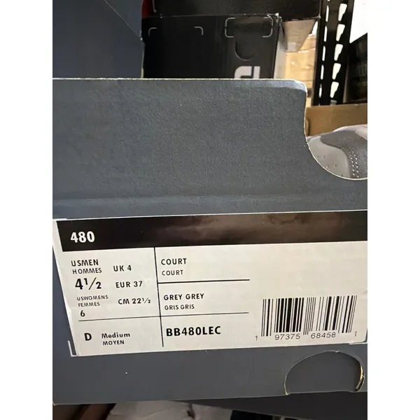 New Balance 480 Shoes Grey Women's size 6 NWB No Lid - Image 6