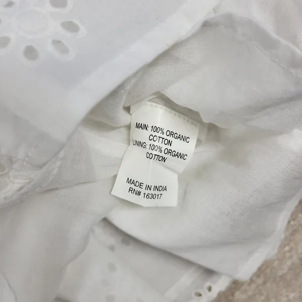 Princess Polly Besiana Broderie Anglaise Mini Sundress Sz 10 White Eyelet Ruffle - Image 14