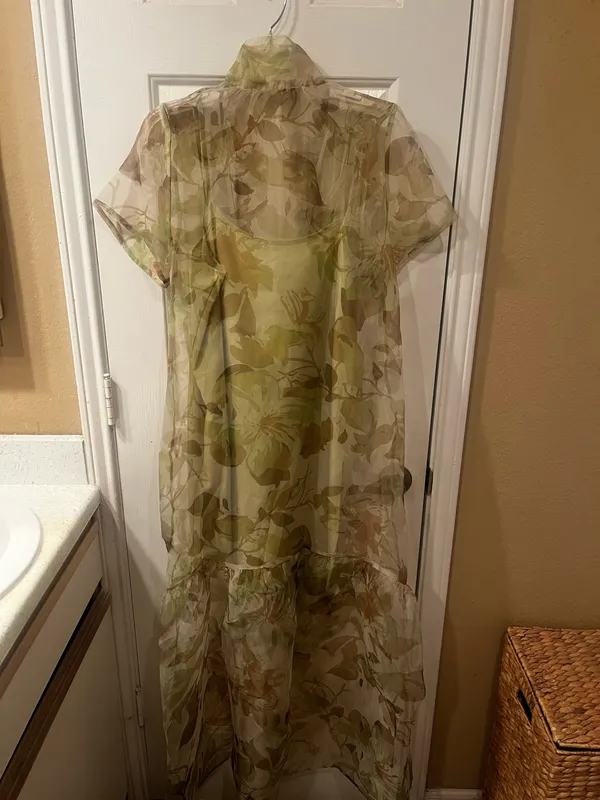 Sugar Lips Ellery floral dime organza maxi dress - Image 4