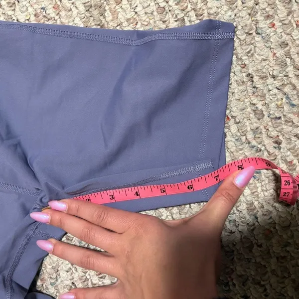 Beyond Yoga Ready or Not Dusty Violet High Waist Biker Shorts- Size Small - Image 7