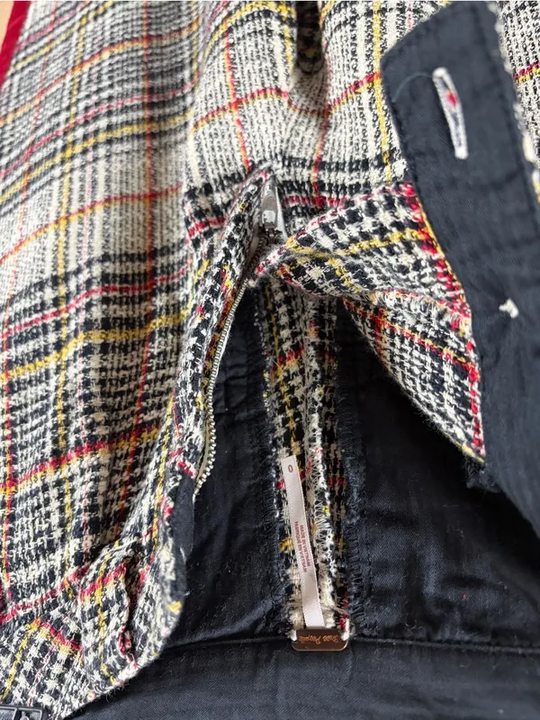 Free People Retro Plaid Pants Size 0 - Image 8