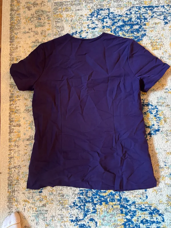 FIGS Catarina One-Pocket Scrub Top Eggplant  - Image 2