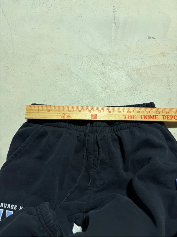 Savage X Fenty Black LVII property Jogger Sweatpants XS - Image 4