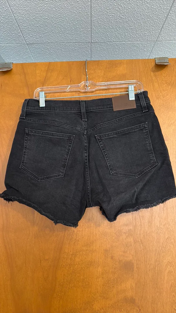 J.Crew Mercantile Black Denim Shorts STRETCH 29 - Image 2