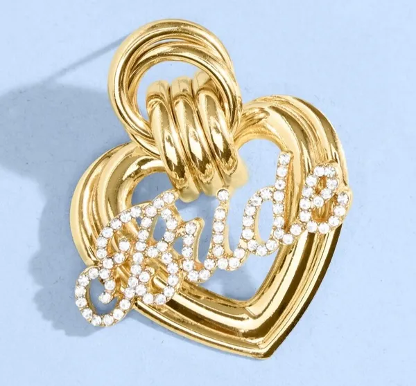 Etsy XO Fetti Gold Bride Earrings - Image 3