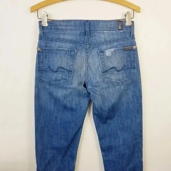 7 FOR ALL‎ MANKIND Roxanne Skinny Slim Jeans 24 - Image 3
