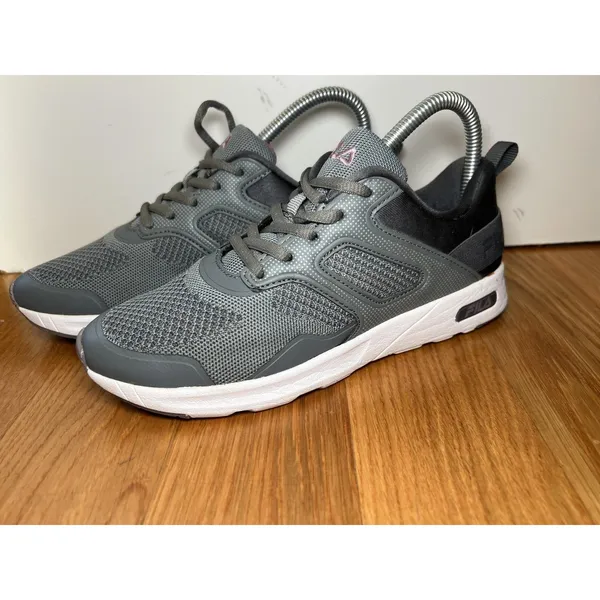 Fila Memory Foam Running Shoes Womens Size 6.5 Gray Mesh Athletic 5RM00529 - Image 3