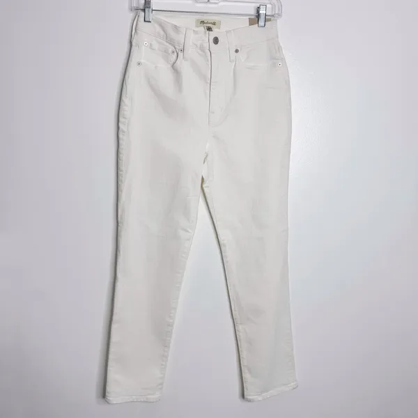 NWT Madewell The Perfect Vintage Jean In Tile White ND501 Size 25‎ - Image 2
