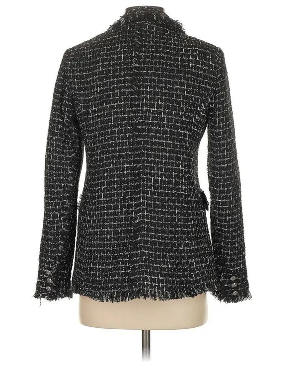 Rachel Zoe Black Sequin Blazer - Image 3