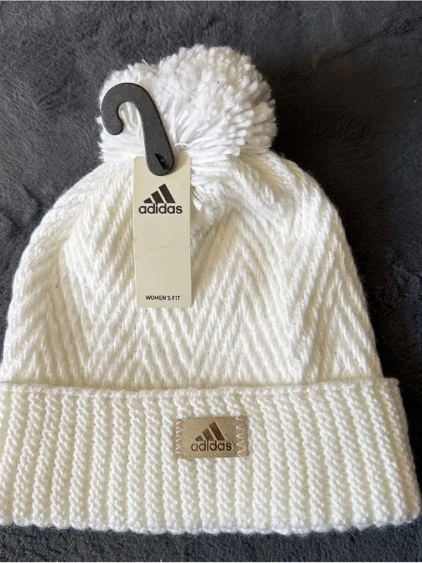 Adidas Women's Twilight 4 Ballie Hat. White Clear/Grey Logo. New with Tags - Image 7