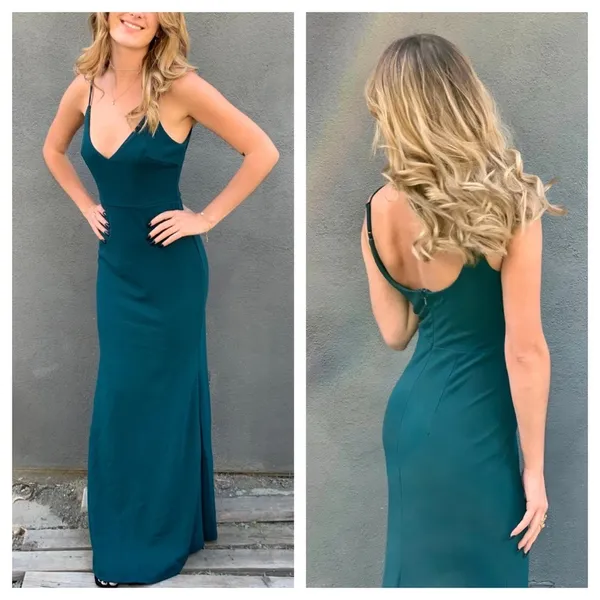 Lulus infinite glory forest green maxi dress - Image 5