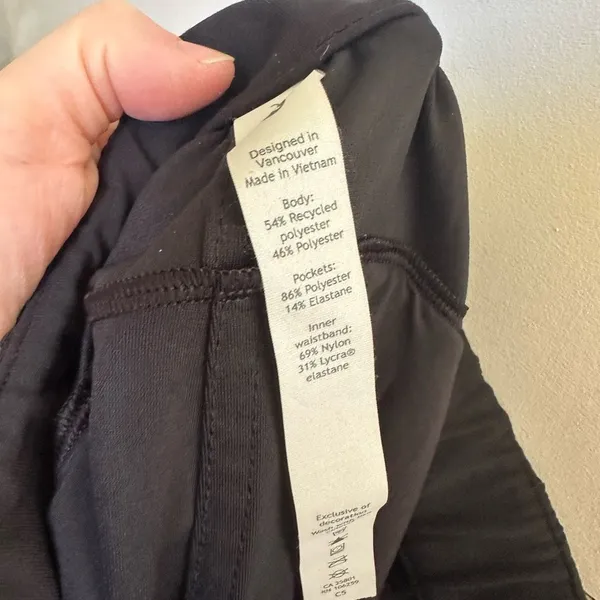 Lululemon Women’s 26 Black Warpstreme Jogger Pants High Rise - Image 5