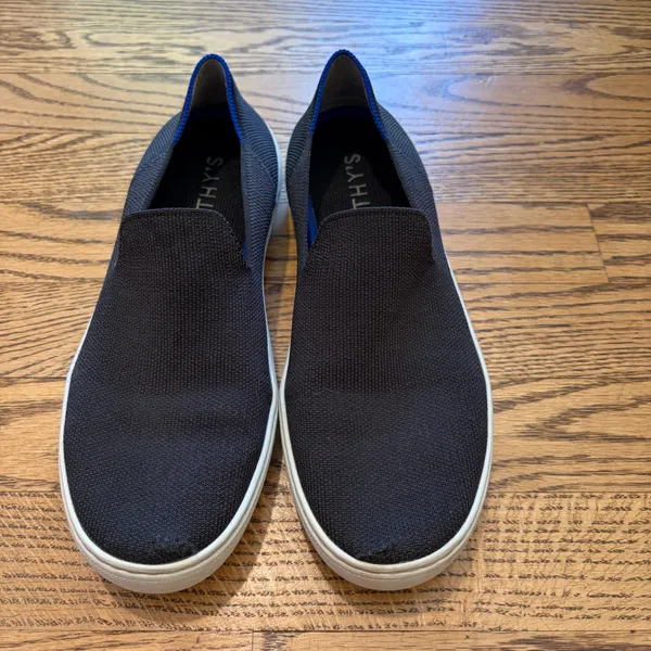 Rothy's The Sneaker Slip On Shoe Black - Image 7