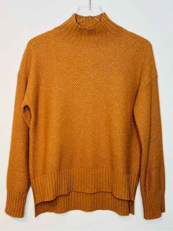 Everlane Oversized Cashmere Tan Brown Camel Sweater Top - Image 2