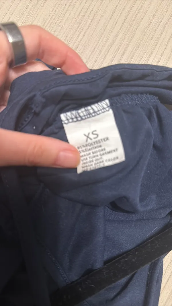 Navy Jumper Blue Size XS - Image 3