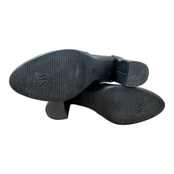 Stuart Weitzman Sleek 85 Black Leather Sock Boot 6.5 | MSRP‎ $595 - Image 5