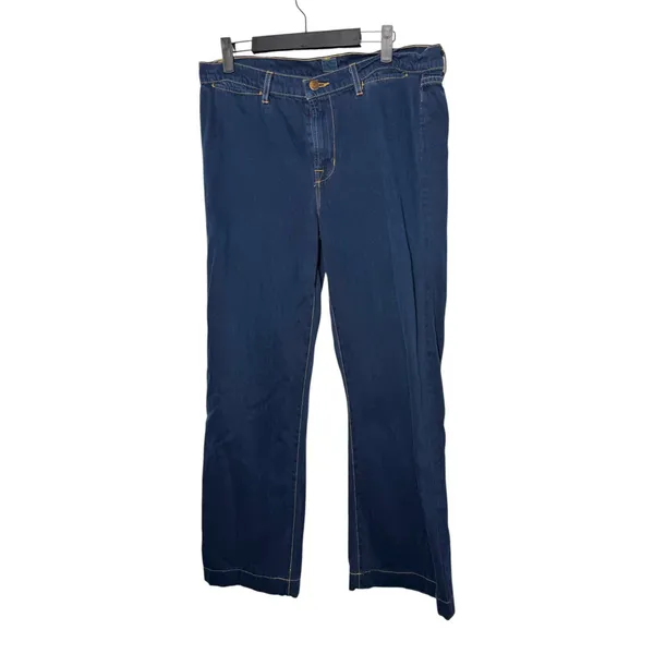 J Brand Jeans Malik Mid Rise Wide Leg Dark Wash Lightweight Jeans Size 31 - Image 3