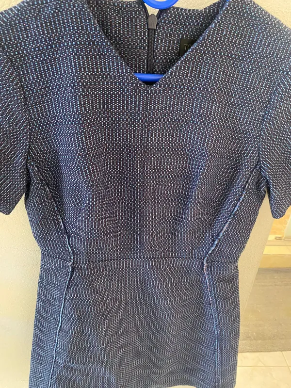 Topshop Tweed Mini Classy Work Dress - Image 3