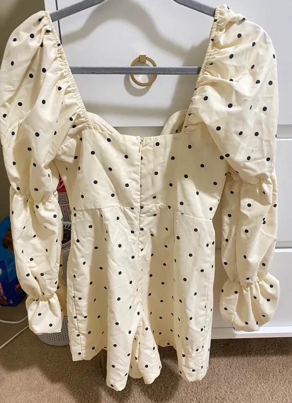 Boohoo polka dot romper - Image 3