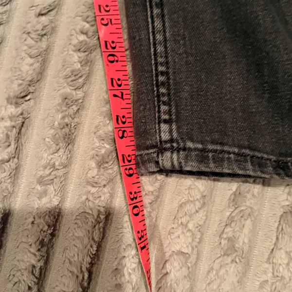 Sézane Denim Womens Gray High Waisted Straight Jeans Size FR40 US8 Charcoal Wash - Image 6
