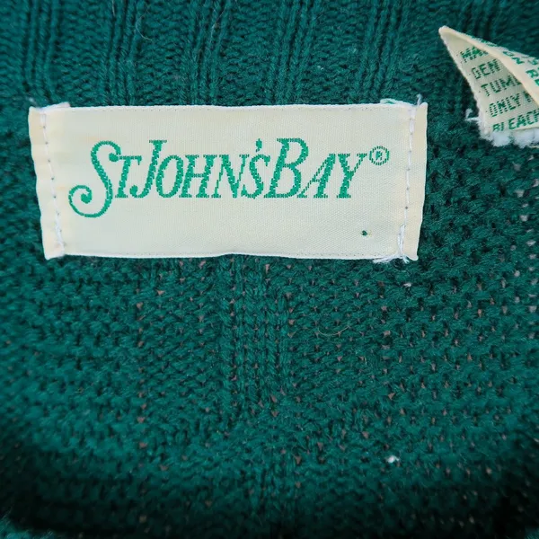 St. John's Bay Vintage 90s Green Mountain Elk Winter Sweater - Image 8