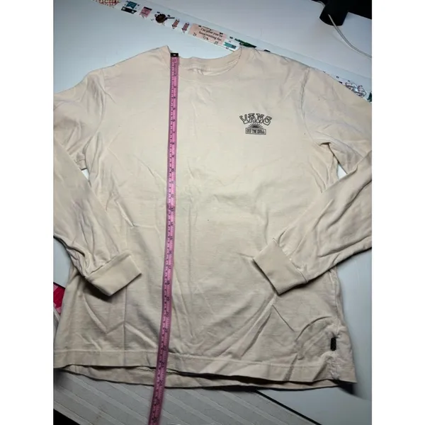 Vans "Off The Wall" Long Sleeve Tee size M - Image 3