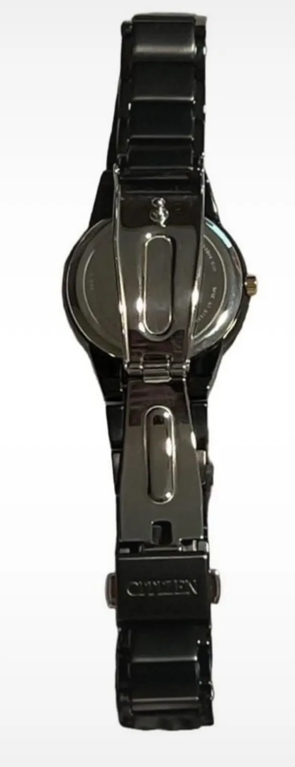 Citizen Eco-Drive Axiom Black Stainless Steel Watch - Image 5
