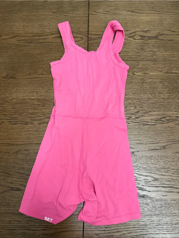 SET ACTIVE Hot Pink Onsie - Image 2