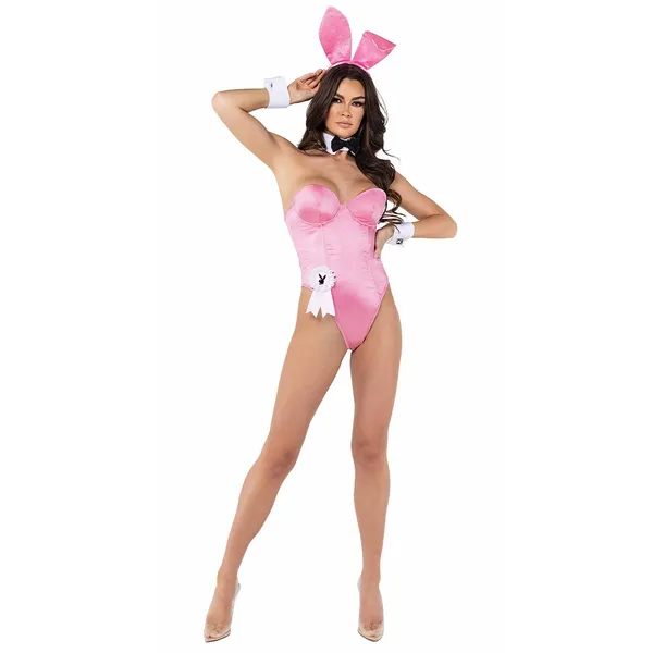 NEW Playboy Bunny Pink Elegant Bunny Costume Size XS - Image 2