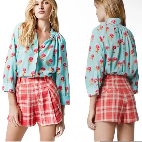 New! Smythe Pleated Plaid Walking‎ Shorts Sz 12 $425 - Image 2