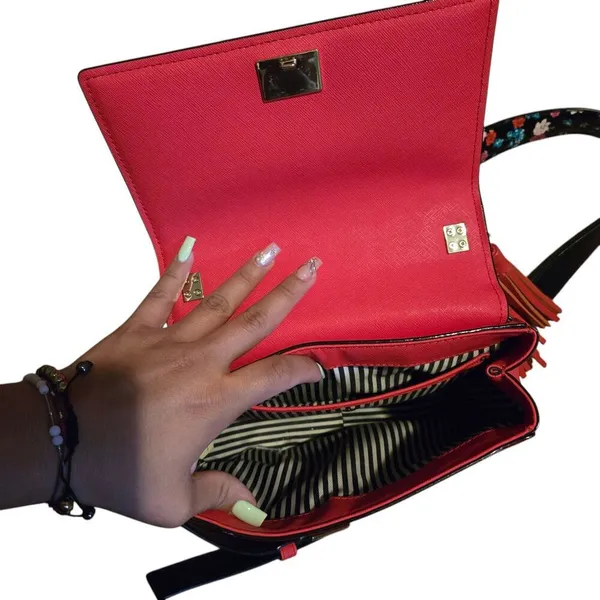 Kate Spade Red Cameron‎ Byrdie Saddle Bag - Image 7