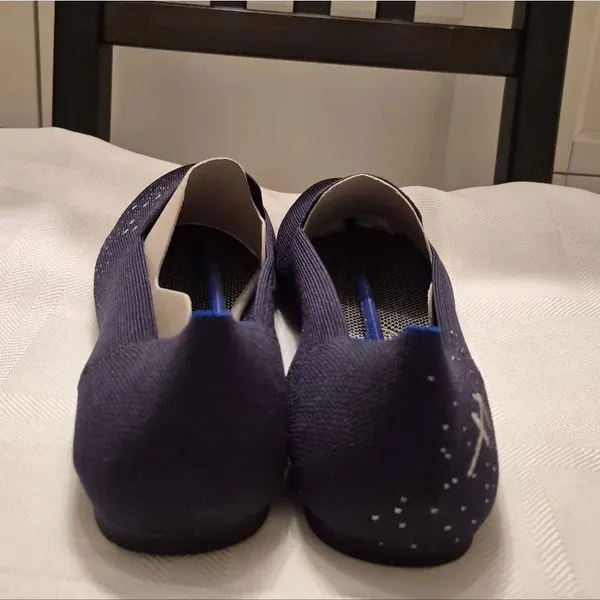 NWOB Rothy's Navy Blue Pisces Loafer Shoes - Image 7