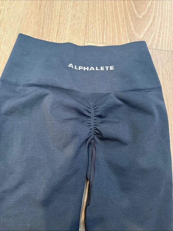 Alphalete Amplify Legging Scrunch Blue Size XS - Image 4