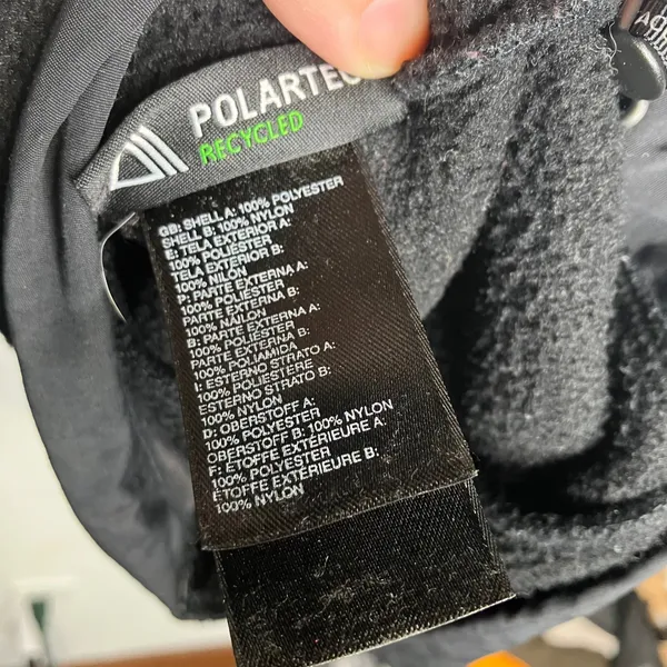 The North Face Denali polartec fleece‎ jacket black womens size small casual - Image 9