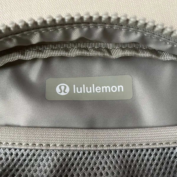 Lululemon City Essentials Pouch Mini - Raw Linen - Image 7