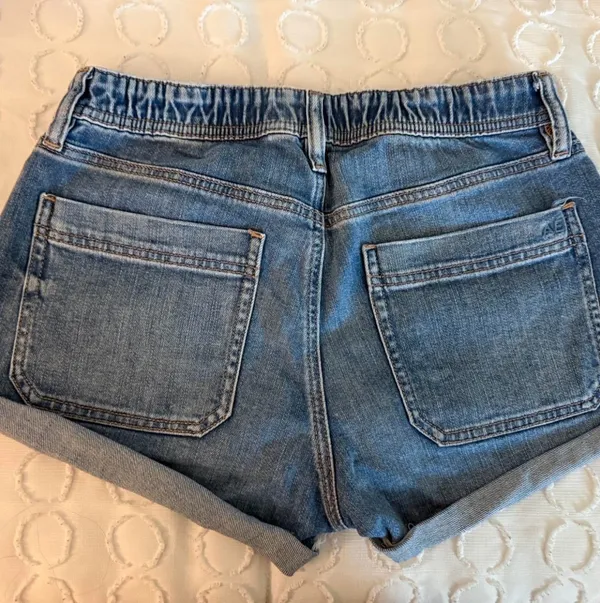 american eagle stretch denim shorts  - Image 3