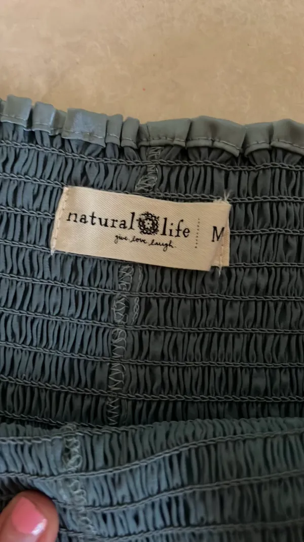 Natural Life Daisy Skort In Seafoam Blue - Image 4