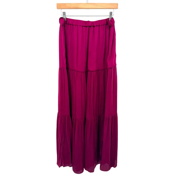 Banana Republic Womens‎ 2-Piece Satin Halter Top Maxi Skirt Set M Romantic Flowy - Image 7